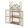 thumbnail image 6 of Home-Complete Wood Cold Frame Greenhouse with Removable Shelves, 6 of 8