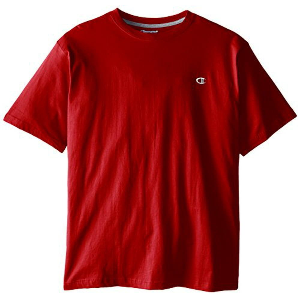 Champion Champion Men's BigTall Crew Neck Jersey TShirt, Cardinal