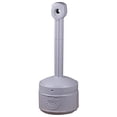 thumbnail image 2 of Justrite 26806 Smokers Cease Fire Cigarette Butt Receptacle, 1 Gallon, Gray, 2 of 3