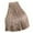 A-Beige163, variant on XIAONU Office Pleated Skirt For Women Leather Flowy Slimming Long Skirt Casual Daily Wear Work Skirts
