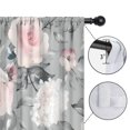 thumbnail image 4 of Blackout Kids Curtains,Pioneer Flower Floral Print Pattern Childrens Insulated Curtains Set Of 2,Bedroom Essentials,Toddler Room Decor 42"x84", 4 of 5
