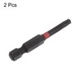 thumbnail image 3 of Unique Bargains T20 Magnetic Security Impact Torx Screwdriver Bit 1/4' Hex Shank 2' Length, 2 Pack, 3 of 5