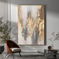 thumbnail image 3 of Large Beige Gold Brown Abstract Handmade Painting For Living Room Wabi Sabi Wall Art Beige Grey Texture Wall Art Large Scandinavian Art, 3 of 7