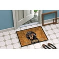 thumbnail image 2 of Carolines Treasures SC9139JMAT Dachshund Door Mat Indoor Rug or Outdoor Welcome Mat 24x36 Doormat 36"L x 24"W multicolor, 2 of 4