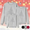thumbnail image 6 of KHONTS Matching Family Christmas Sweatshirts Xmas Ugly Funny Jumper Long Sleeve Holiday Pullover Tops Kids Grey, 6 of 6