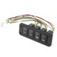 thumbnail image 3 of Panel De Interruptores, Panel De Botón Fuerte Resistente Al Desgaste, Para Highlander De Coche De 12 V-24 V CC ANGGREK Otros, 3 of 8