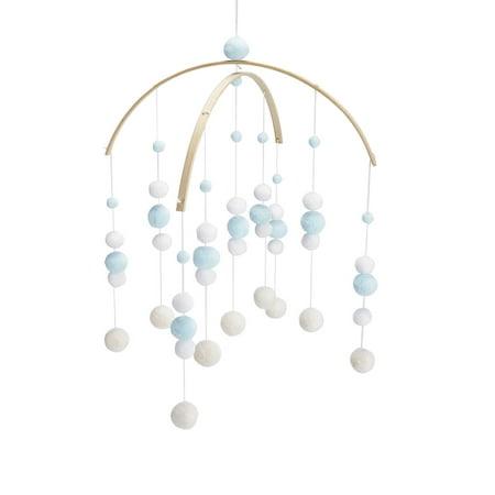 

Ekeka New Arrivals Wind Chimes Home Decor Children Room Felt Ball Pendant Ornament Cute Ceiling