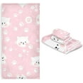 thumbnail image 6 of Coolnut 3 PCS Towel Cat Kitten Head Cotton Bath Towel Set (1 Bath Towel, 1 Hand Towel, 1 Washcloth) for Bathroom, Super Soft and Quick Dry Towels, 6 of 6
