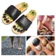 thumbnail image 5 of 2 zapatillas de para pies, sandalias, acupresión china, ador de acupuntura para pies para relajación de pies, tejido , , 41-42 Negro Tamaño opcional Yinane Zapatillas de masaje de pies, 5 of 7