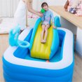 thumbnail image 4 of Soidarity Tobogán de agua inflable para niños, piscina, toboganes para exteriores, saltos para interior, exterior, jardín, patio, escuela, Deportes acuáticos, 4 of 6