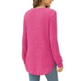 thumbnail image 3 of SHIBEVER Sweaters for Women Fall Casual Long Sleeve Tunic Tops Crewneck Lightweight Pullover Sweatshirts Winter Loose T Shirts for Women, 3 of 8