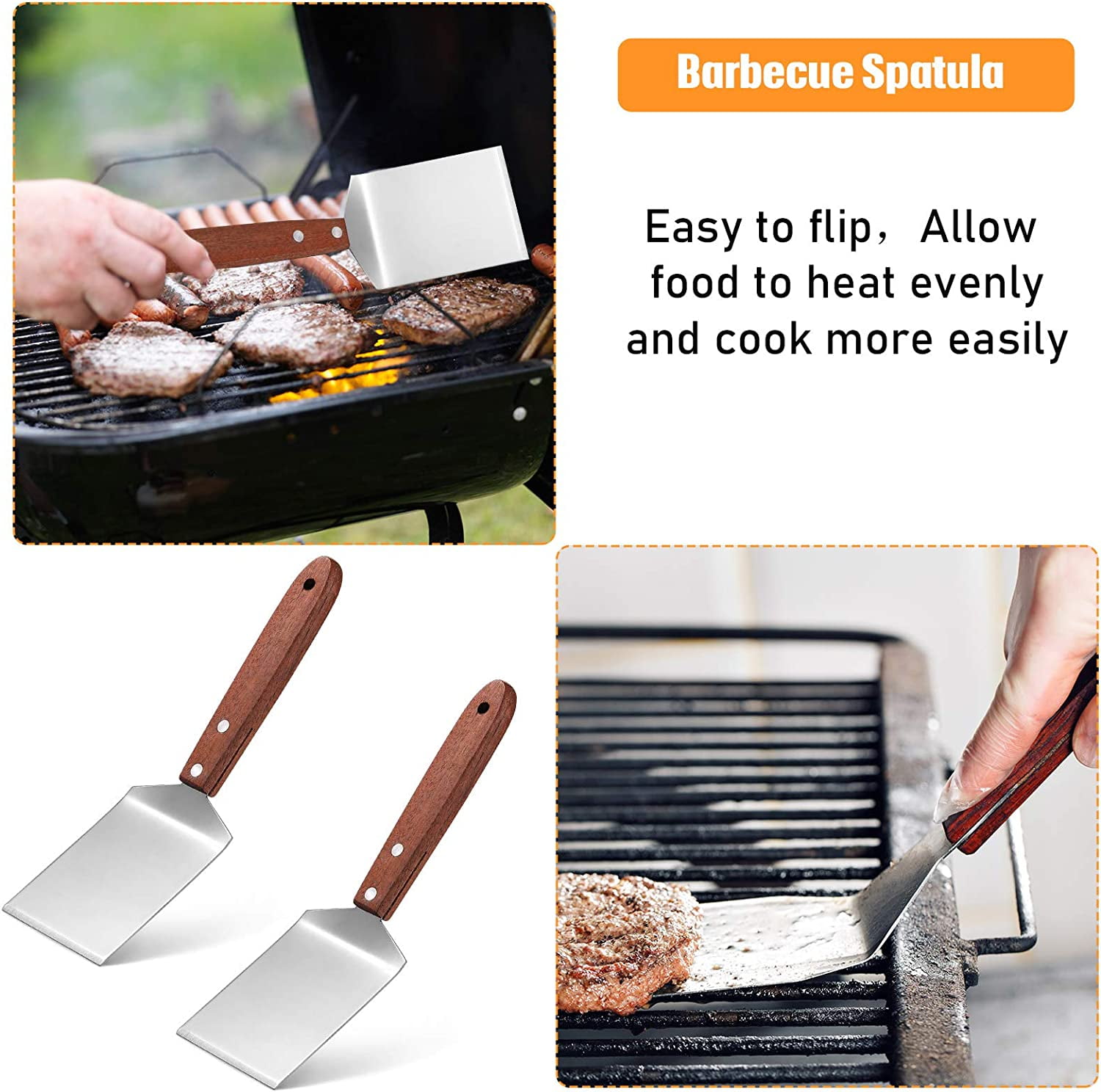  Mini Spatula, Stainless Steel Small Spatula For Kitchen Use, Metal Spatula For Cooking Brownie, Cookie, Lasagna and More, Pie Server  Spatula