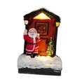 thumbnail image 2 of Casa Iluminada de Navidad Perfecl Pueblo de Nieve LED para Estante Festival, 2 of 8