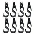 thumbnail image 1 of 8Pcs Practical Clip Hooks Detachable Hooks Heavy Duty Clip Hooks (Black), 1 of 4