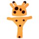 thumbnail image 1 of Baby Clothing Set Adorable Giraffe Knitted Costume Props For Newborn Boys And Girls 37-39CM Comfortable To Wear 1 Set, 1 of 3