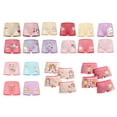 thumbnail image 3 of 4Pcs/Pack Little Girls Underwear Briefs Panty Cartoon Pattern Soft Breathable Elastic Cotton Girls Briefs, 3 of 4