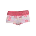 thumbnail image 3 of No Boundaries Juniors Micro Boyshort Panties, Sizes XS-3XL, 3 of 3