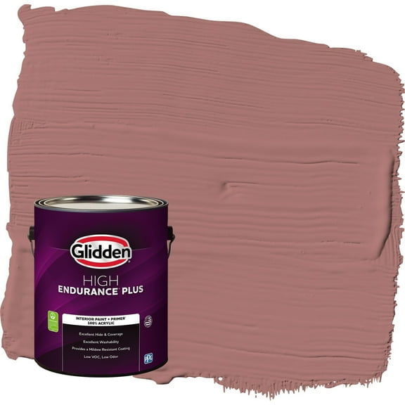 Glidden HEP Cinnamon Diamonds / Rose Pink Eggshell Interior Paint with Primer, 1 Gallon