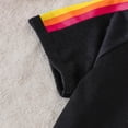 thumbnail image 5 of Toddler Baby Girl Clothes Summer Outfits Short Sleeve Elastic Sweatshirt and Shorts 2 Piece Sweatsuit Set 6-12 Months 12-24 Months 2t 3t 4t 5t 6t 7t 8t 9t Children 5-6 Years, 5 of 7