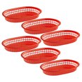 thumbnail image 1 of WRITWAA 6Ud Cestas Rojas Para Comida Multifuncional Para Patatas Hamburguesas Y Snacks, 1 of 5