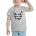 thumbnail image 3 of Future Hunting Buddy Cute Toddler T-Shirts for Boys Girls (Gray, Youth S), 3 of 5