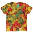 thumbnail image 2 of Halloween Candy Gummy Bears All Over Youth T Shirt Multi YLG, 2 of 2
