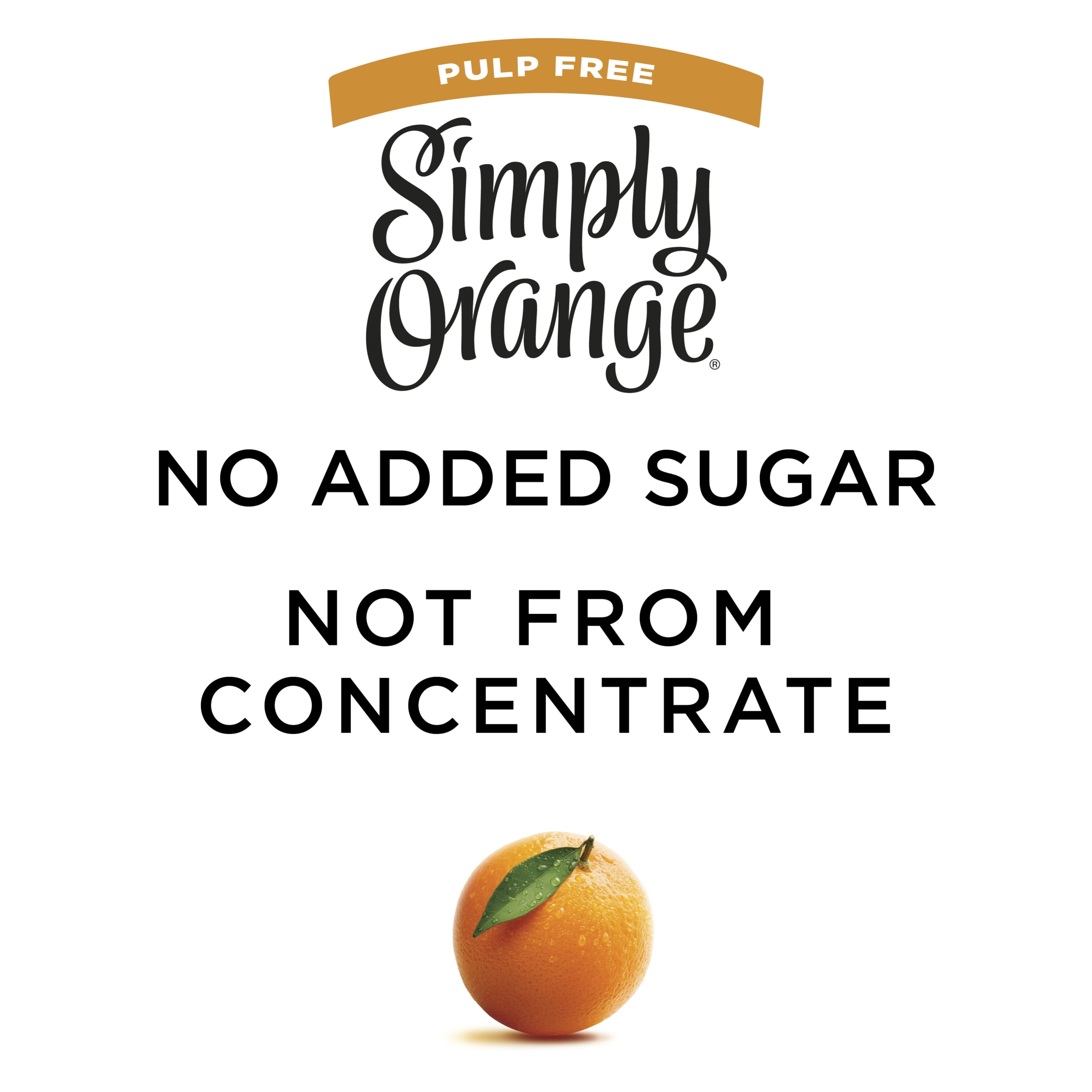 Simply® Orange Pulp Free - 100% Pure Squeezed OJ