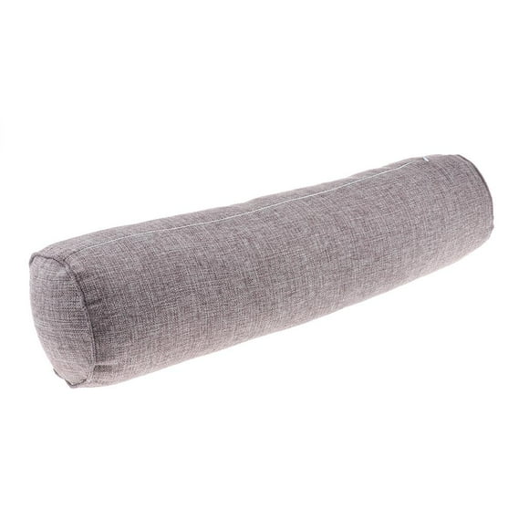Neck Roll Pillow Round Cervical Support Spine Pillow Gray