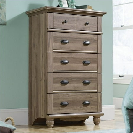 Sauder Harbor View 5 Drawer Chest In Salt Oak Walmart Canada