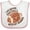 White and Pink, variant on Inktastic I Love Watching Football with My Grandpa Boys or Girls Baby Bib