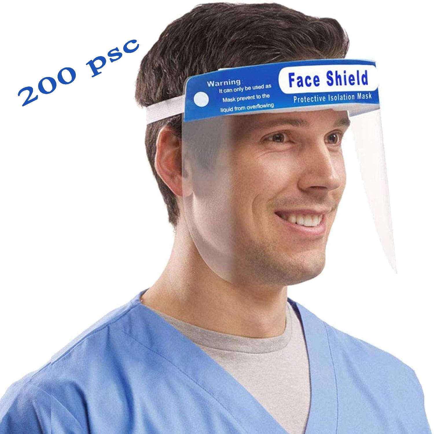 Kids Safety Shield Reusable Adjustable Shield Face Visor Clear Anti-Fog 6 PSC 