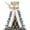 Beige, variant on Towallmark Christmas Tree Topper, Ribbon Bow Topper for Tree,Xmas Ornaments for Holiday Decor, Great Gift Christmas Decoration,9.84 x 9.84 in
