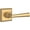 Lifetime Satin Brass, variant on Baldwin Pv.Fed.Tsr Federal Privacy Leverset - Brass