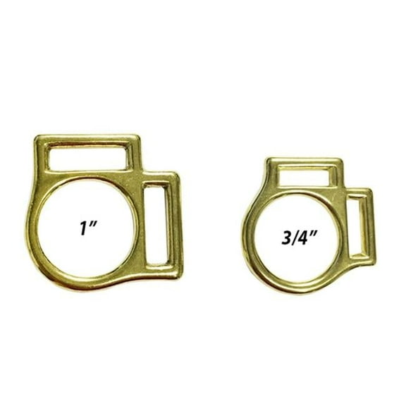 Halter Square Solid Brass - 1 in.