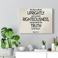 thumbnail image 3 of Scripture Walls Psalm 15:2-3 Righteousness Scripture Bible Verse Canvas Christian Wall Art Ready to Hang Unframed, 3 of 7