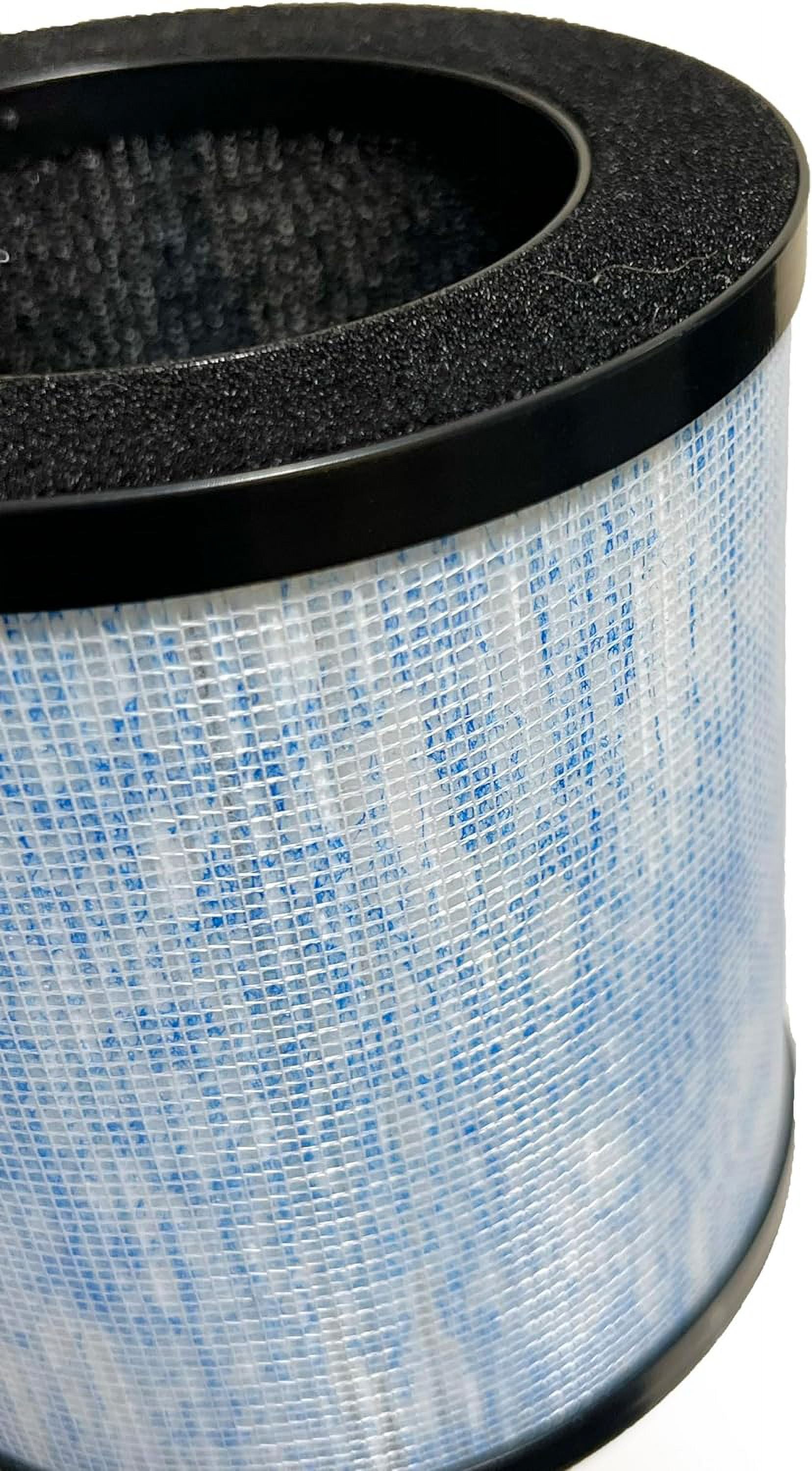 Nispira MJ002h 3-In-1 Activated Carbon True HEPA Filter Replacement For Pomoron Air Purifier MGK21J02 Part MJ002H-RF | Removes Smoke, Chemical VOCs, Odor, Pet Dander | 3 Pack