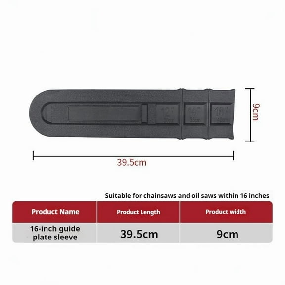 16 Inch Chain Chainsaw Saw Bar Scabbard Cover Tools Accessories Guide Garden Plate Chain Cover Universal Chainsaw N2A0