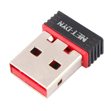 USB WiFi Adapter - 150Mbps 802.11n Wireless Internet Dongle for PC + Mac by