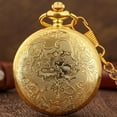 thumbnail image 4 of Luxury Skeleton Dragon Quartz Pocket Watch With Chain For Men Women Boys Dragon Lovers Roman Pocket Watch Gift For Father's Day Xmas Birthday, 4 of 6