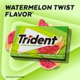 thumbnail image 4 of Trident Sugar Free Watermelon Twist Xylitol Chewing Gum, 14 pieces, 3 Wallet Packs, 4 of 9