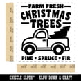 thumbnail image 2 of Farm Fresh Christmas Trees Truck Self-Inking Rubber Stamp Ink Stamper - Red Ink - Large 1-1/2 Inch, 2 of 7