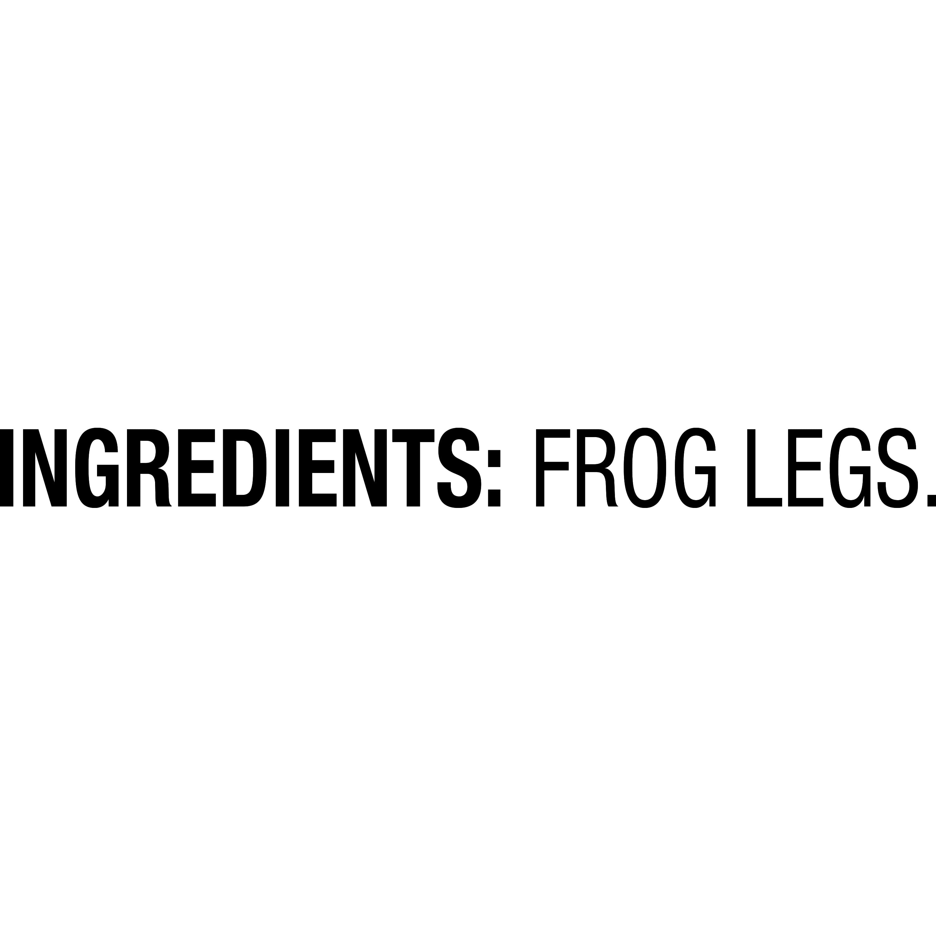 Great Value Frozen Frog Legs, 2 lb Bag