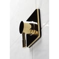 thumbnail image 3 of Kingston Brass KS3042DL Concord Single-Handle Three-Way Diverter Valve with Square Trim Kit in Polished Brass, 3 of 9