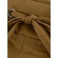 thumbnail image 4 of Daeful Shorts pour Femmes Cargo en Lin Décontracté Solide Gingembre m, 4 of 6