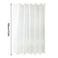 thumbnail image 3 of Shower Curtain Liner, Shower Curtain for Bathroom, Plastic Shower Liner, Premium PEVA Shower Curtain Liner, Waterproof Cute Lightweight Standard Size Bathroom Curtains - Clear, 70.9Inches, 3 of 9