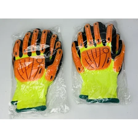 2 Pair Wells Flextech Warm Glove Cut/Impact Resistant Insulated Gloves Sz Med