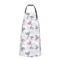thumbnail image 2 of Lsque Lilies Flowers Waterproof Apron Chef Aprons for Men Heavy Duty Chemical Work Apron Extra Long Grilling Aprons with Adjustable Bib Apron, 2 of 9