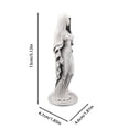 thumbnail image 2 of Enchanting Witch Desktop Figurine, Elegant Witch Sculpture For Halloween Home Decor, Unique Collectible 3D Printed Witch Ornament For Desk Shelf Display 5.1"X1.9"X1.8" 2026, 2 of 6