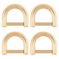 thumbnail image 1 of CIMAXIC 4PCS D-Rings with Closing Screw Shackle Key Holder DIY Purse Replacement Strap Clip,0.94"X0.83"X0.2", 1 of 5