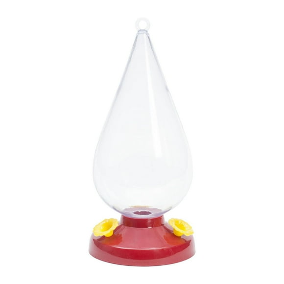 Perky-Pet Dew Drop Plastic Hummingbird Feeder, Holds upto 32 oz of nectar